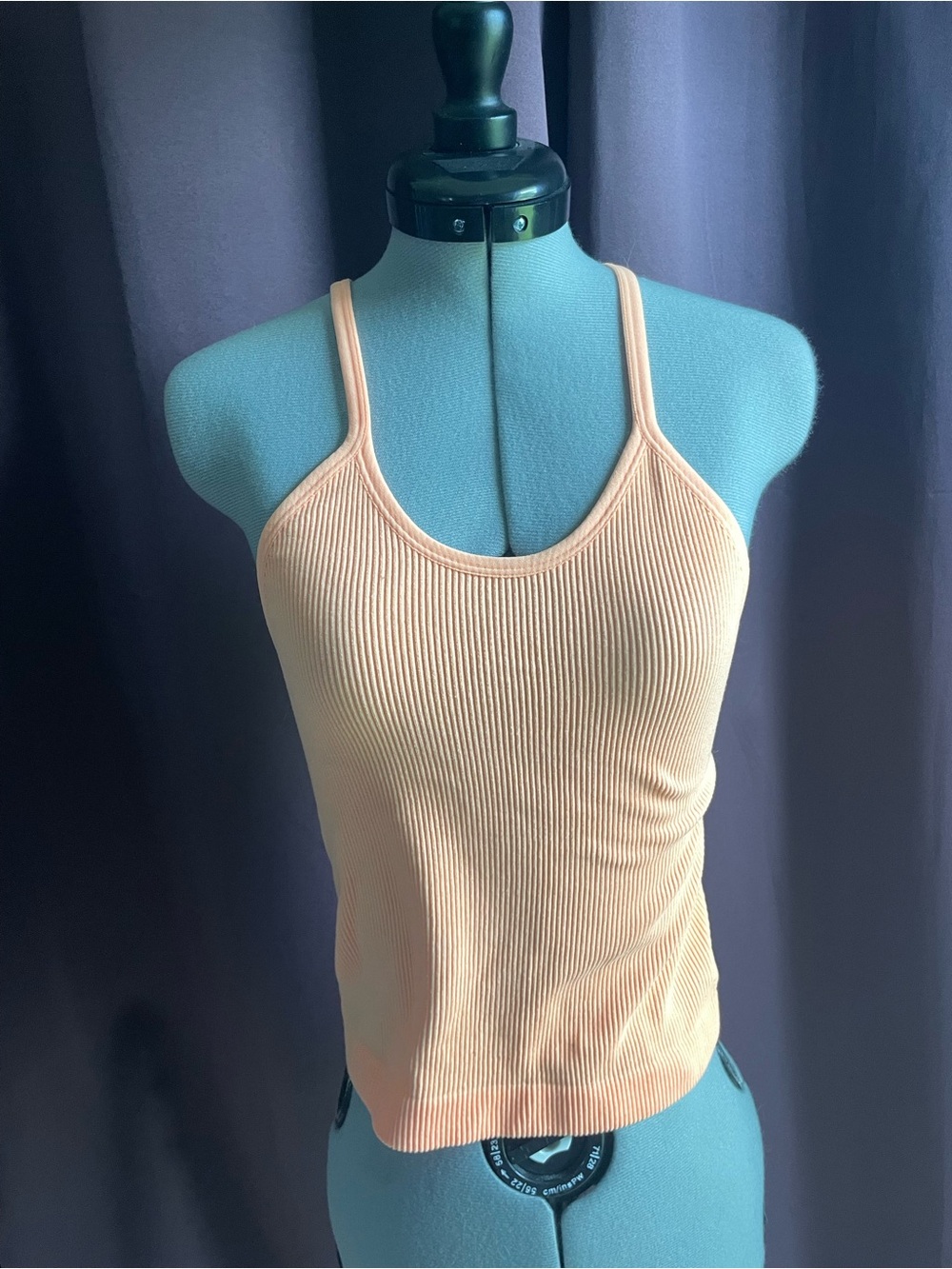 Ribbed Peach Tank Top - Lightweight Women’s Camisole